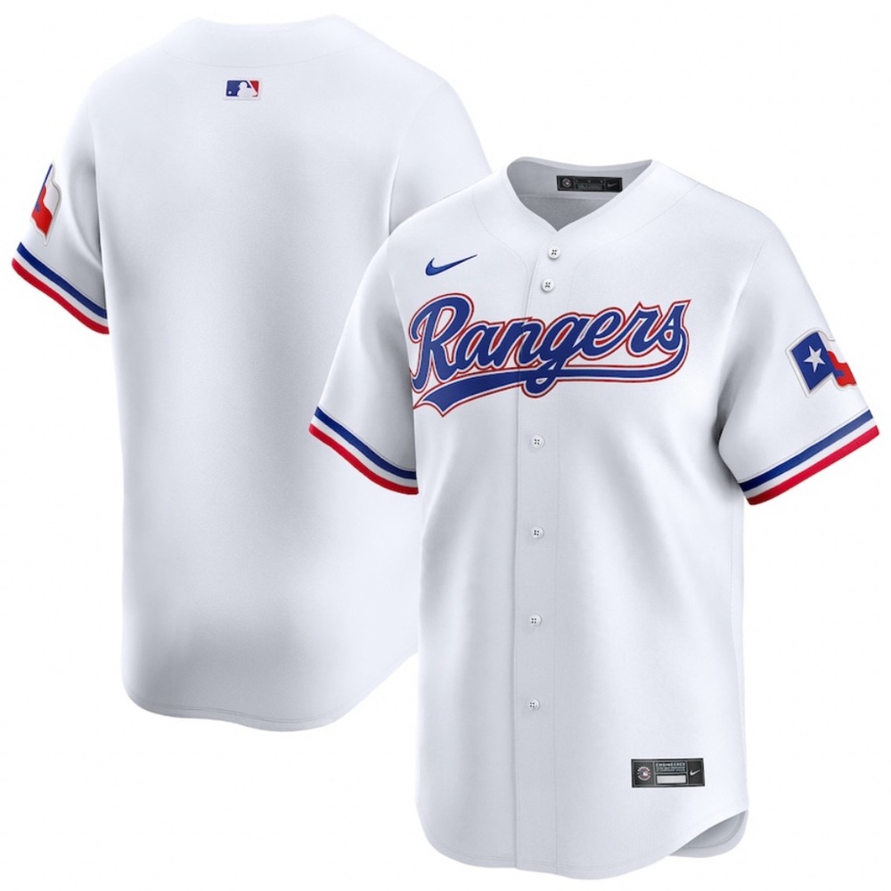 Nike Authentic Texas Rangers MLB Baseball White Jersey Men’s Sz: Medium - Picture 1 of 6